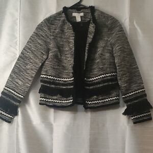 H&M‎ Black and Gray Textured Jacket